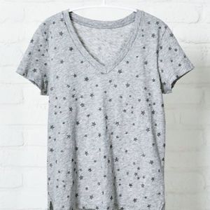 Scattered Star Tee Grey